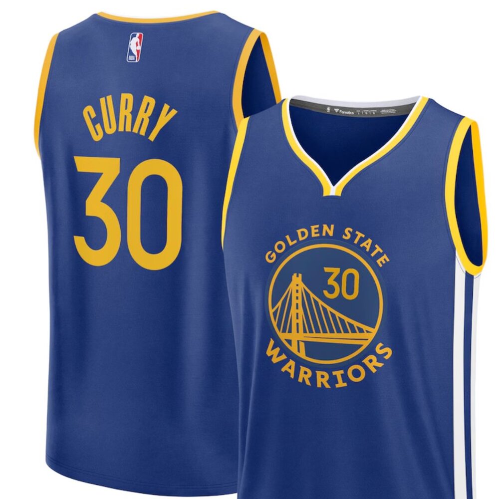 Stephen Curry Golden State Warriors Fanatics Fast Break Replica Jersey - YL